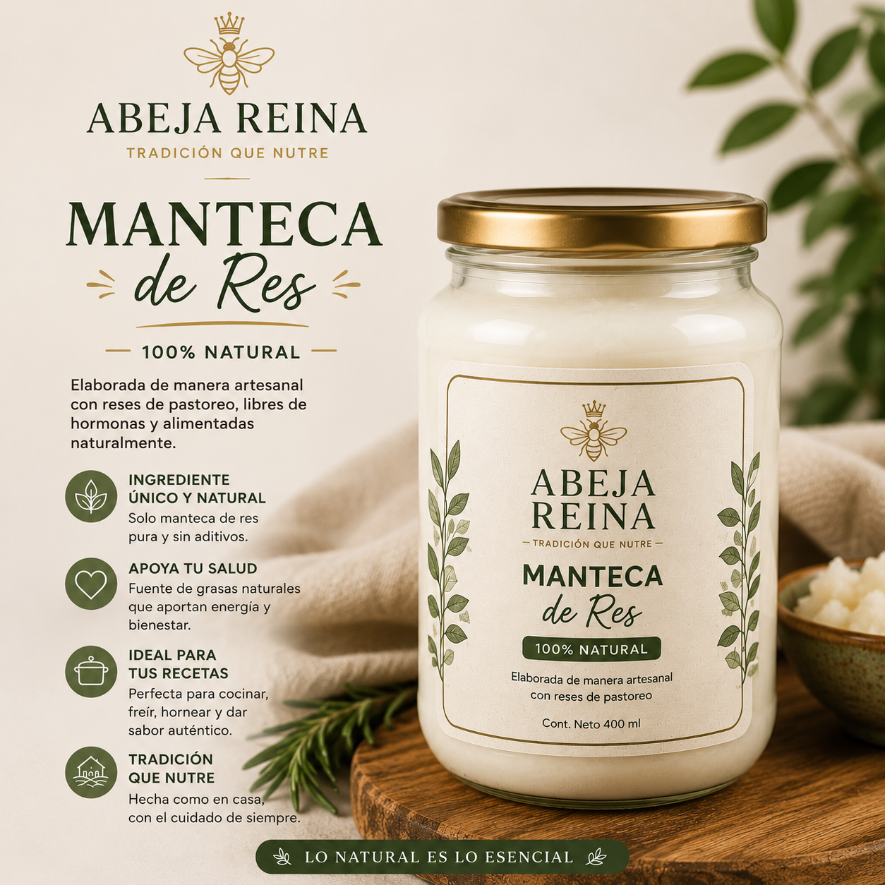 Manteca de Res