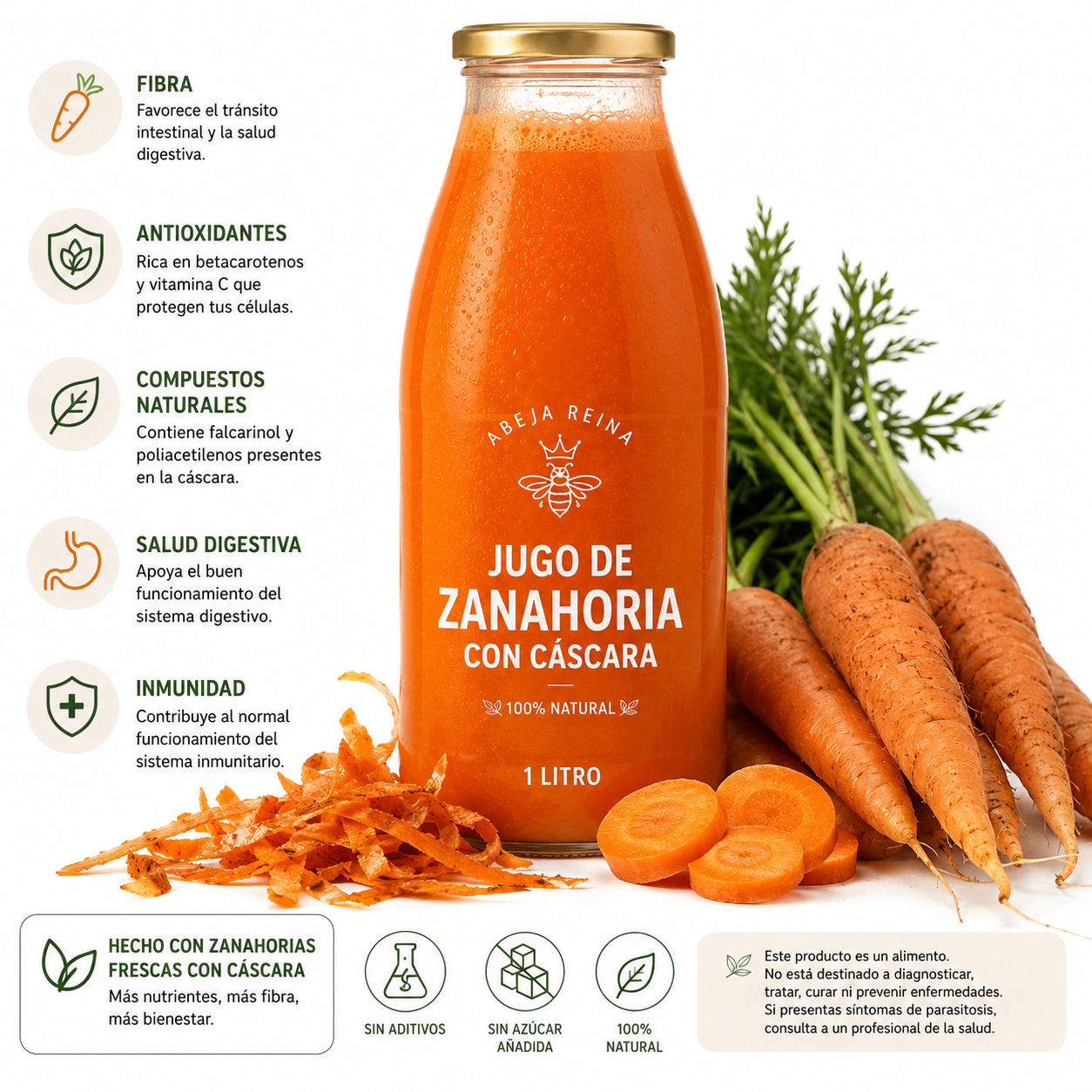 Extracto en Litro - Zanahotia con cascara