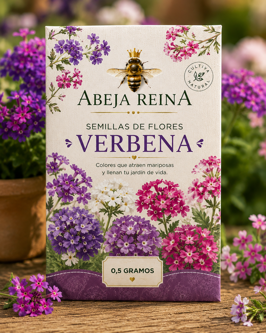SEMILLAS DE FLORES - VERBENA